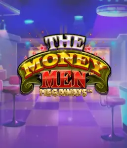 Immerse yourself the dynamic world of The Money Men Megaways slot by Pragmatic Play, showcasing a striking logo with shining stars against a lavish casino backdrop. This graphic conveys the energy and allure of Megaways slots with its stunning colors and design. Ideal for slot game lovers looking for a taste of Vegas. 